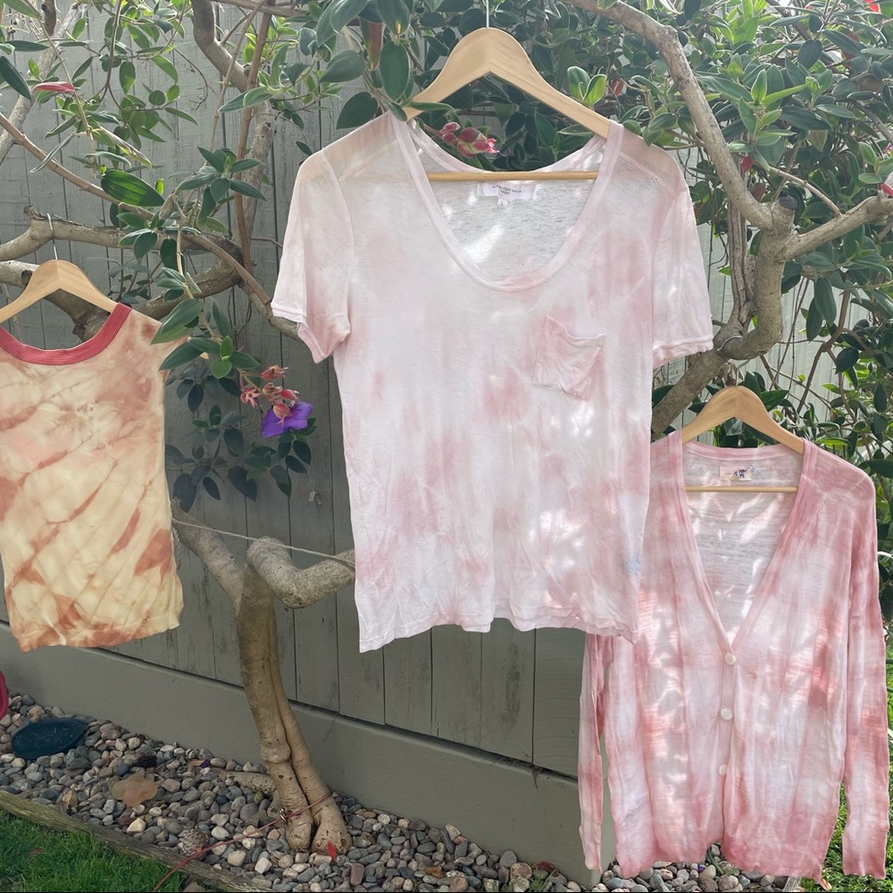 Alexander Wang thin slub tie dye tee